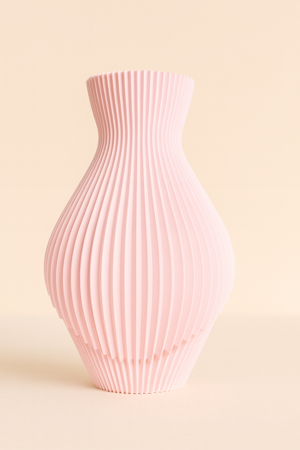 Bellvalier – Rillen-Vase mit Spiralstruktur (PLA) 🌀