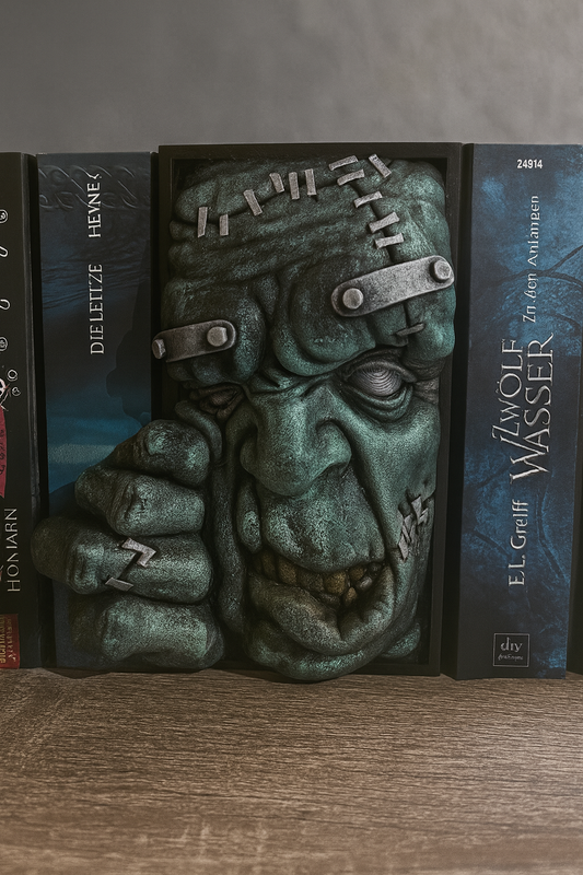 Book Nook „Frankenstein“ | Gothic Regal Deko | 3D Druck Unikat