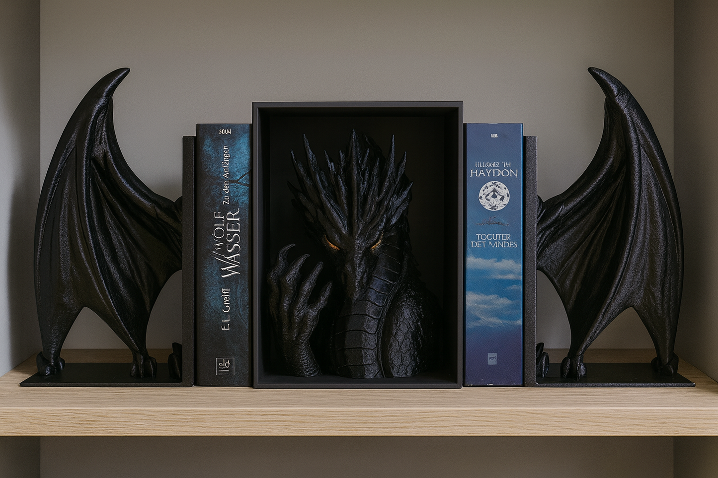 🐉 Book Nook „Frostdrache“ – Magie für dein Bücherregal