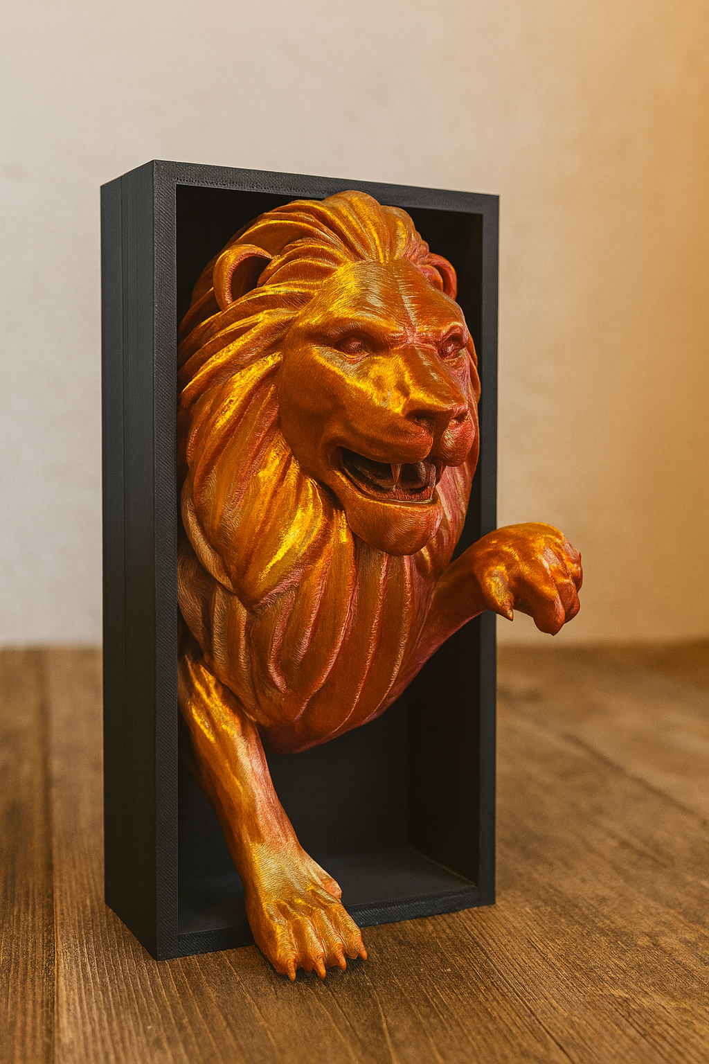 🦁 Book Nook „Der aufsteigende Löwe“ – Magisches Bücherregal-Highlight für Fantasy-Fans