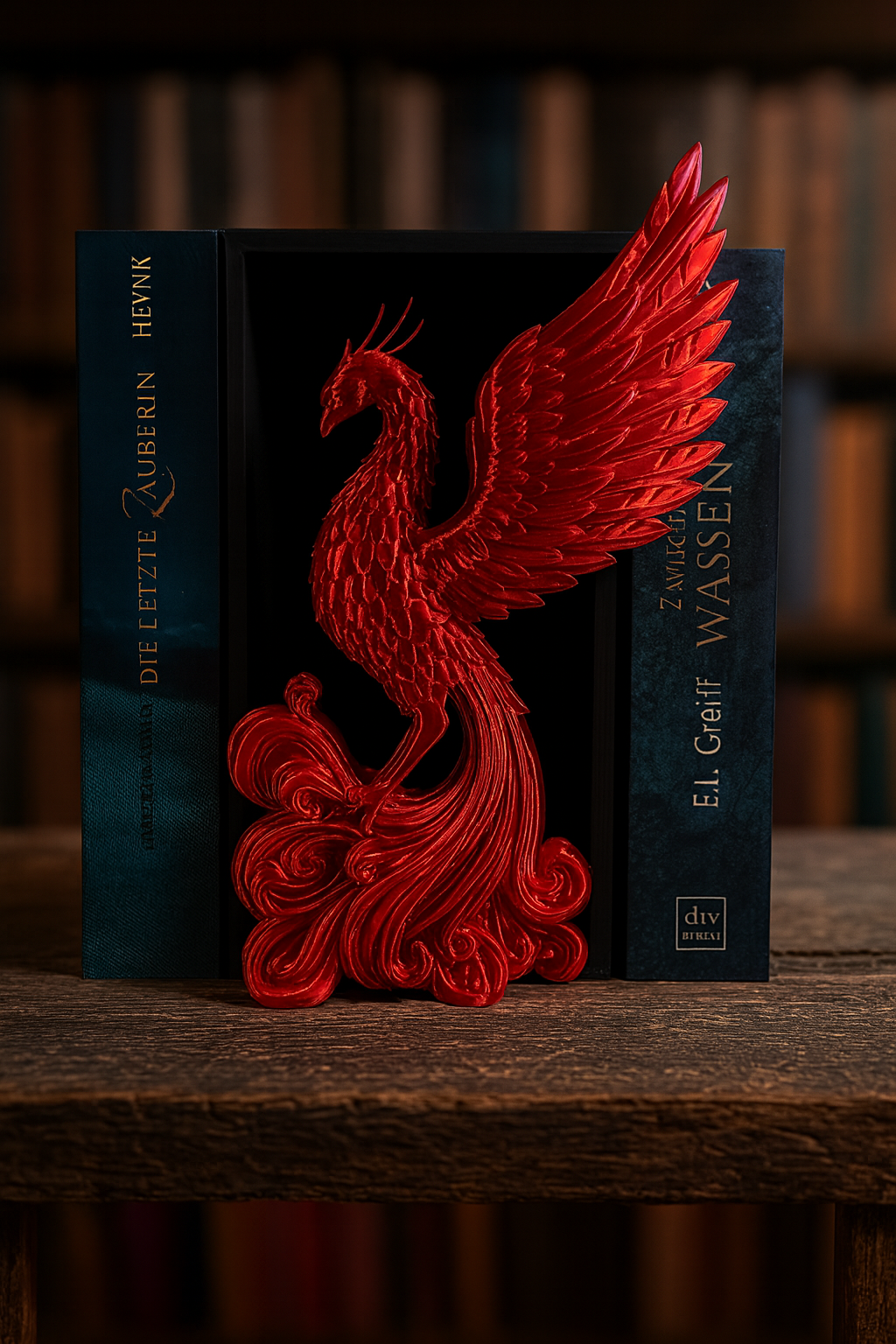 🔥 Book Nook „Phoenix“ – Steig mit Stil aus der Asche! 📚