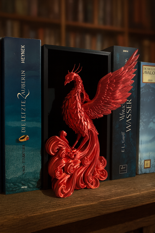 🔥 Book Nook „Phoenix“ – Steig mit Stil aus der Asche! 📚