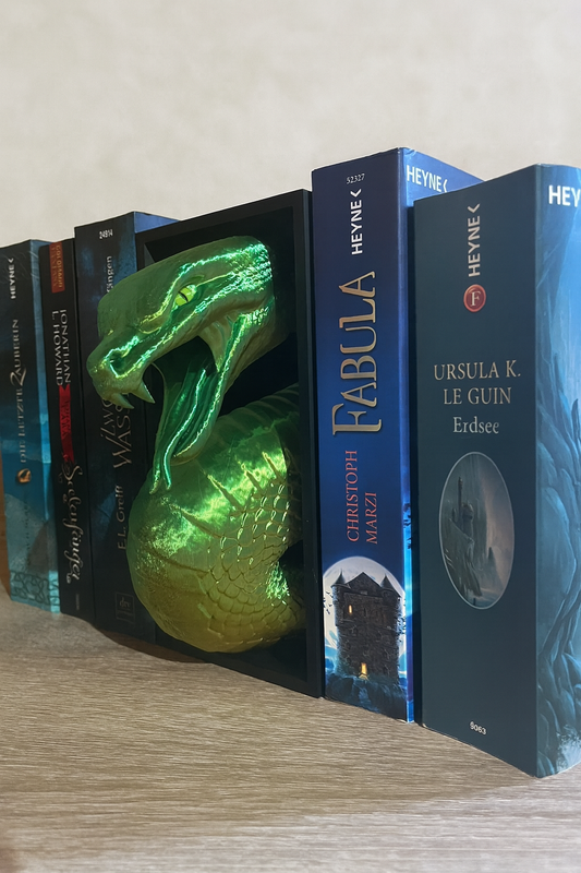 🐍 Book Nook „The Snake Emerging“ – Die Schlange aus den Schatten