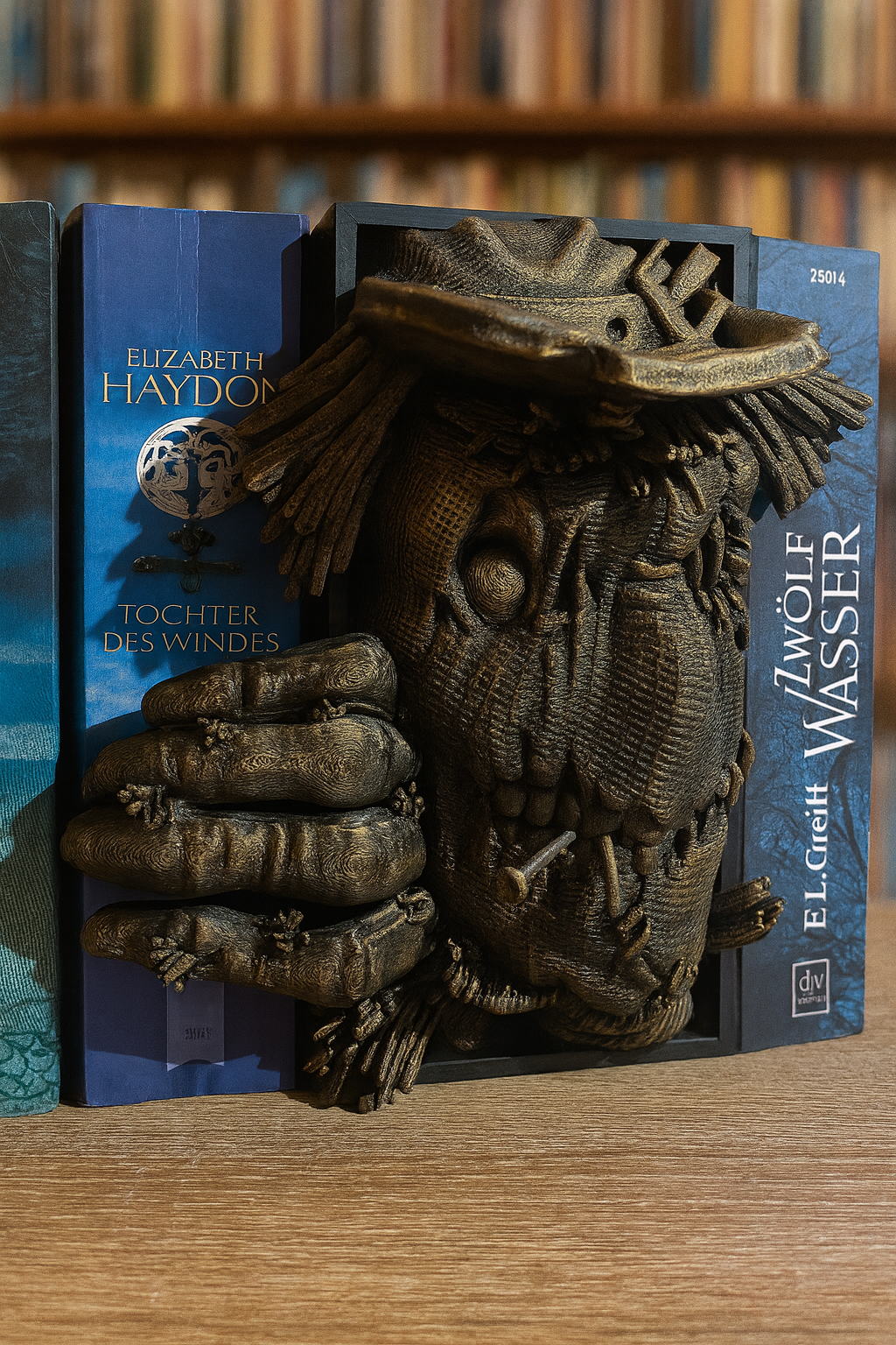 🌾 Book Nook „Scarecrow“ – Der düstere Wächter deiner Bücher
