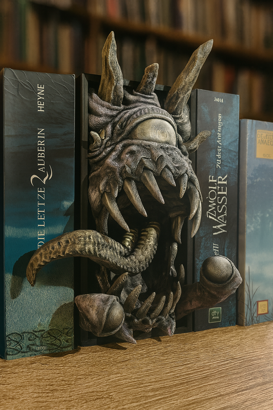 👁️ Book Nook „Watcher“ – Der Wächter deiner Bibliothek 📚