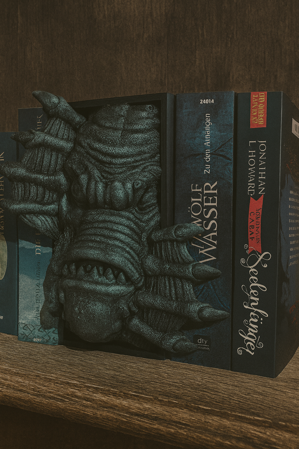 👾 Book Nook "Swamp Monster" – Unheimliches Regal-Highlight