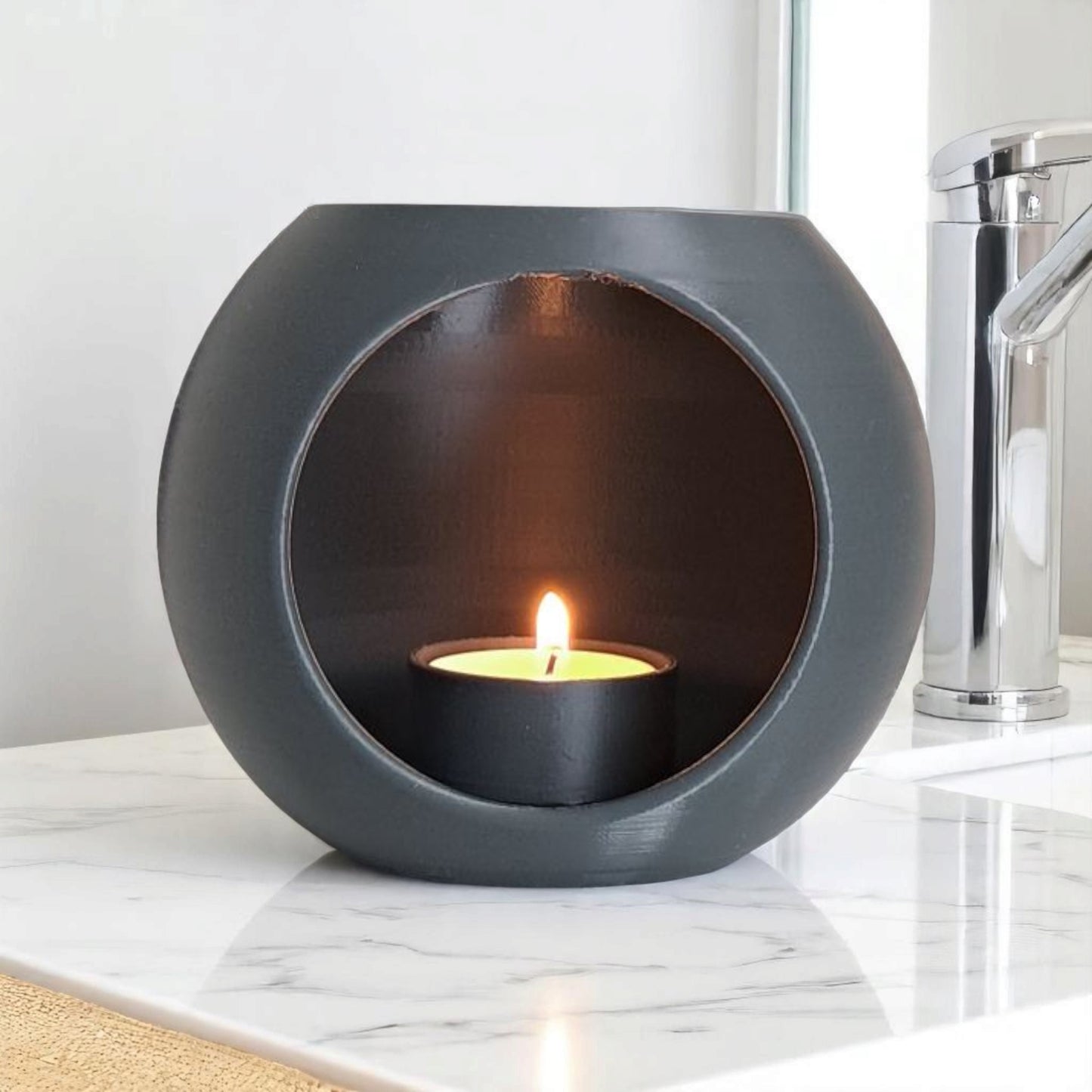 🕯️ Modern Ball (LED) Teelichthalter – Kugelförmiger Kerzenhalter im minimalistischen Design 🕯️