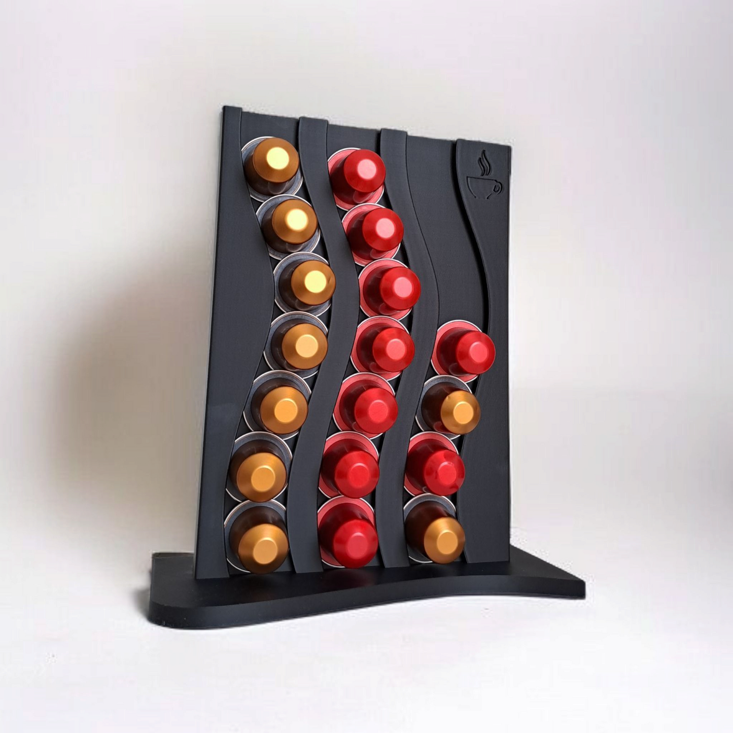 Nespresso-Kapselhalter – elegantes Wellen-Design für deine Kaffeestation