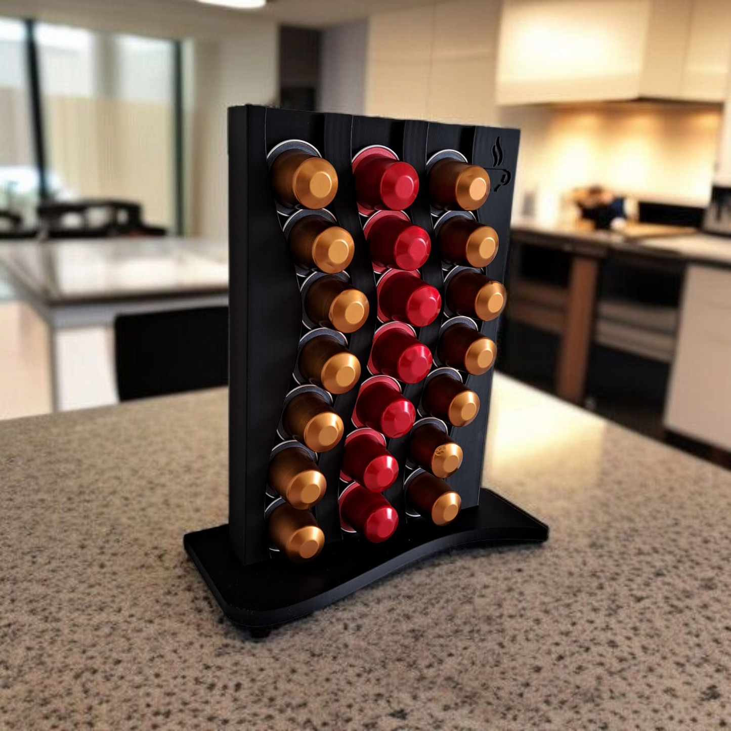 Nespresso-Kapselhalter – elegantes Wellen-Design für deine Kaffeestation