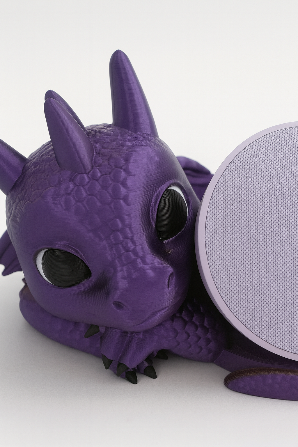 Babydrache – schimmernder Halter für Smartspeaker & Toniebox