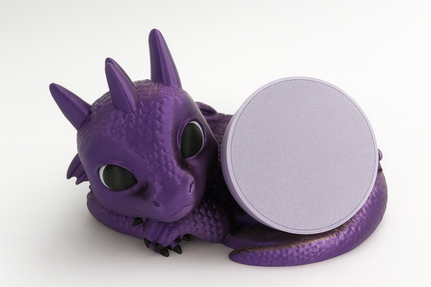 Babydrache – schimmernder Halter für Smartspeaker & Toniebox