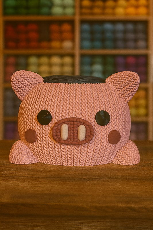 🧶 Garnschale Schweinchen „Piggy“