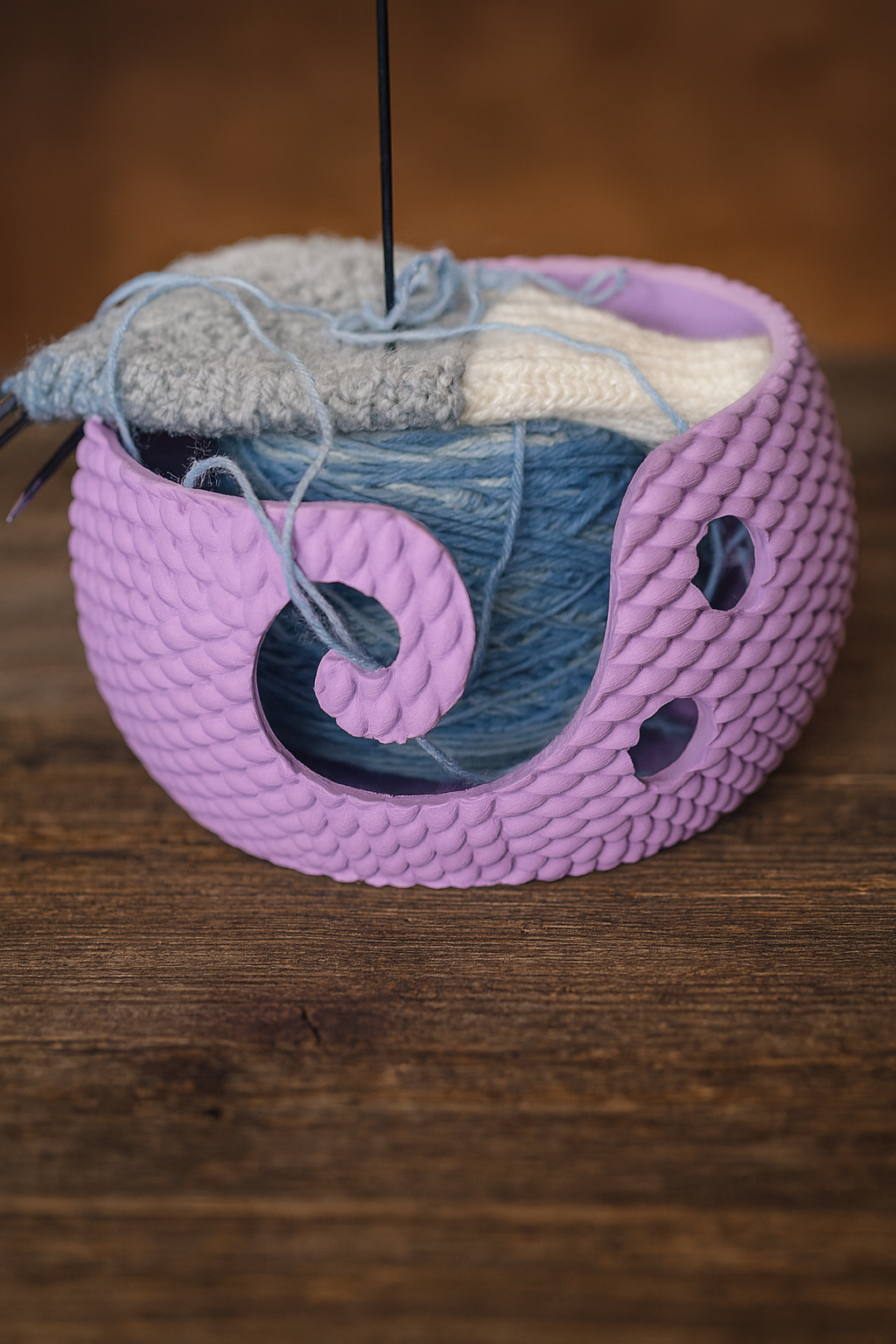 🧶 Garnschale „Wollknäuel“