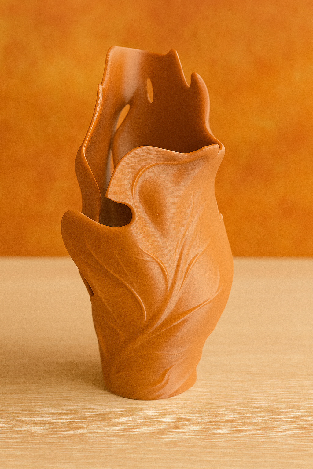 Herbstblatt-Vase