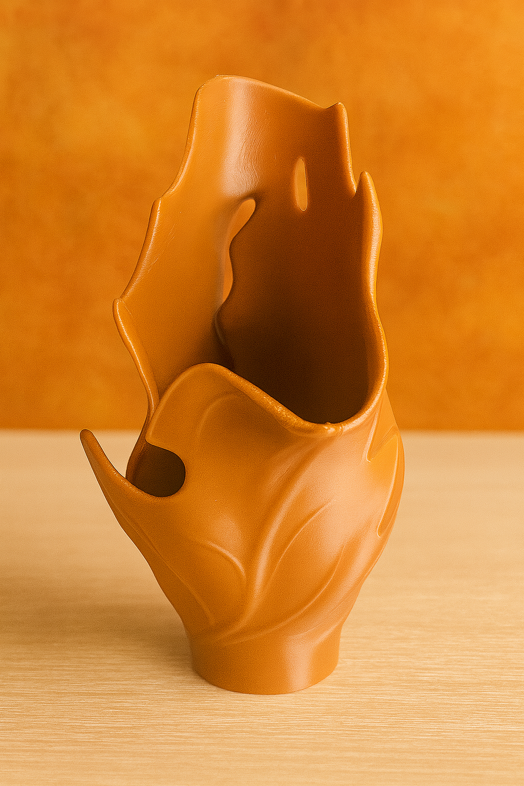 Herbstblatt-Vase