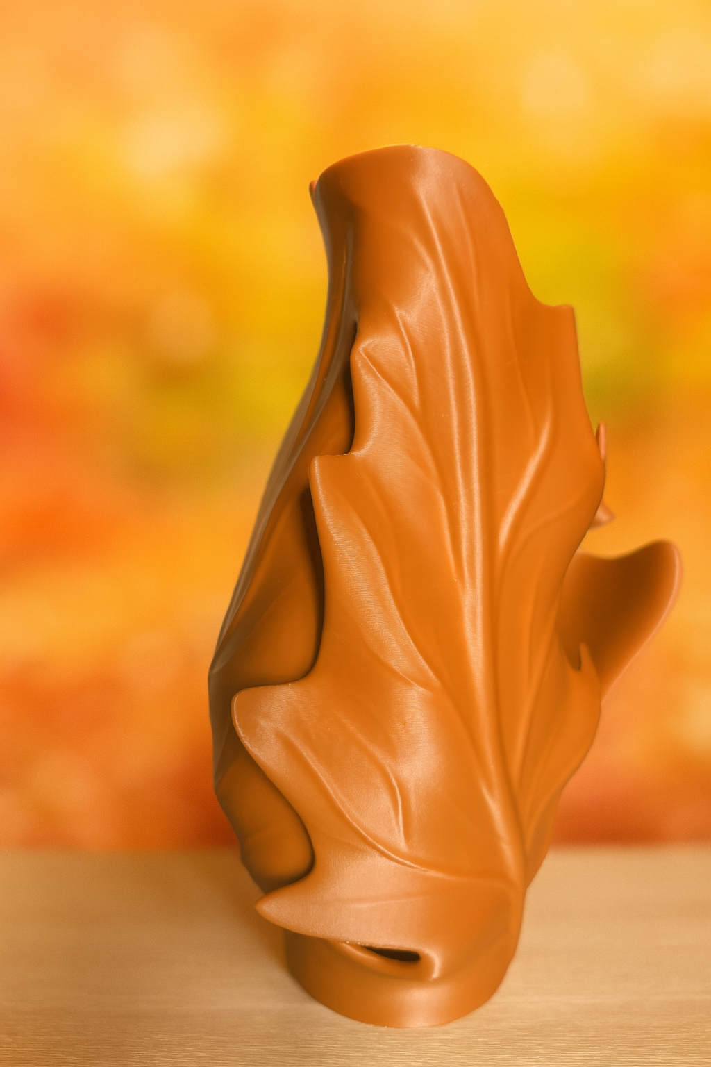 Herbstblatt-Vase