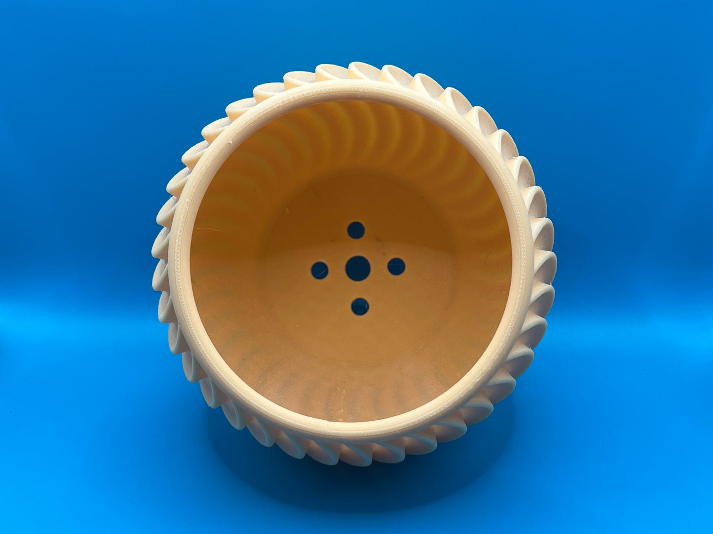 🌿 Sonar Pflanzgefäß mit Tropfschale | Nachhaltiger Blumentopf aus PLA | Modernes Spiraldesign – 80 mm & 100 mm 🌿