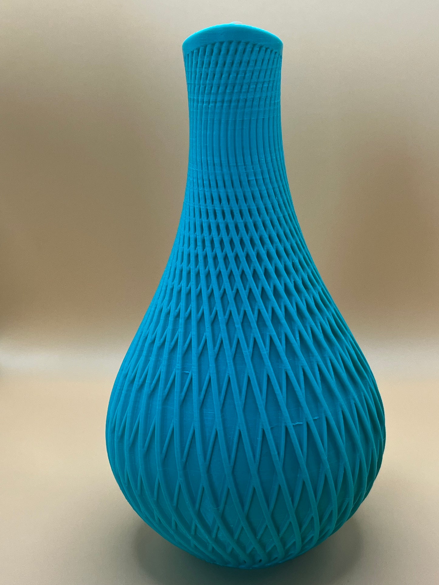 Vase „Vanta“ – 3D-gedruckte Dekovase aus PETG | ca. 179 mm hoch | moderne Vase für Trockenblumen | geometrisches Design