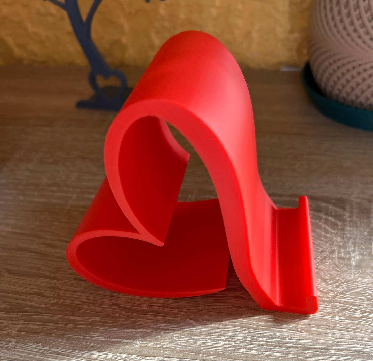 Smartphone-Halter „Valentine“ – Stylischer Herz-Handyhalter aus 3D-Druck