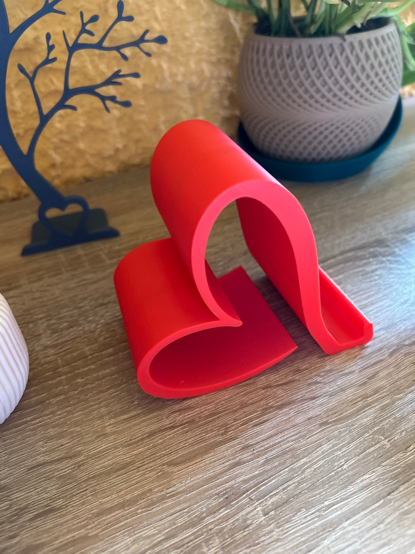 Smartphone-Halter „Valentine“ – Stylischer Herz-Handyhalter aus 3D-Druck