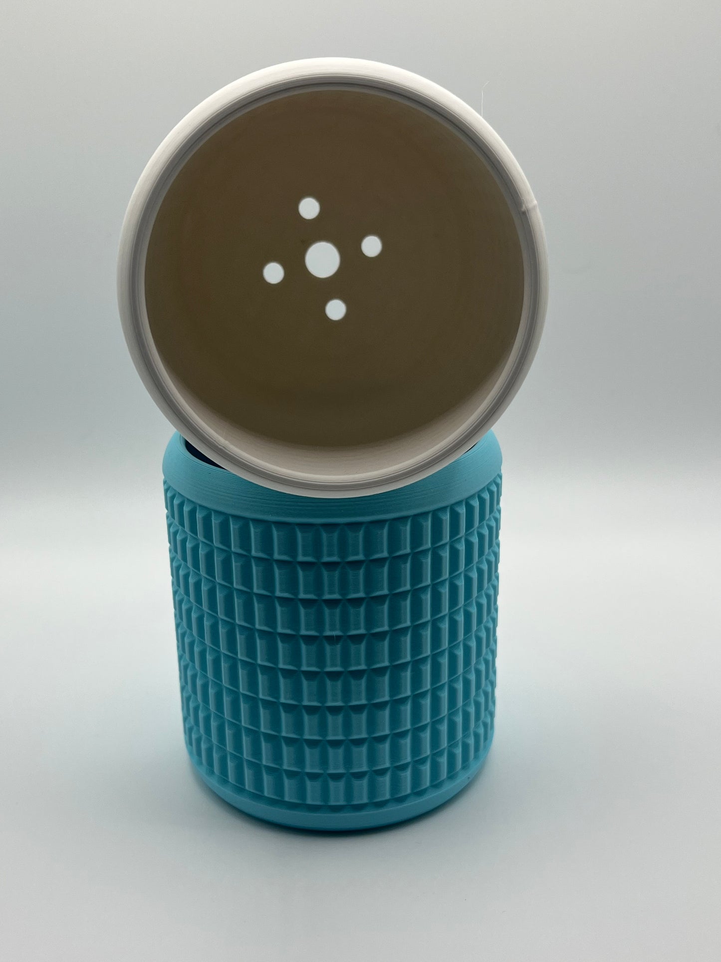 🌿 Pflanztopf "Quartz" – Modern & Minimalistisch | Mit passendem Tropfteller | 3D-Druck aus PLA 🌿