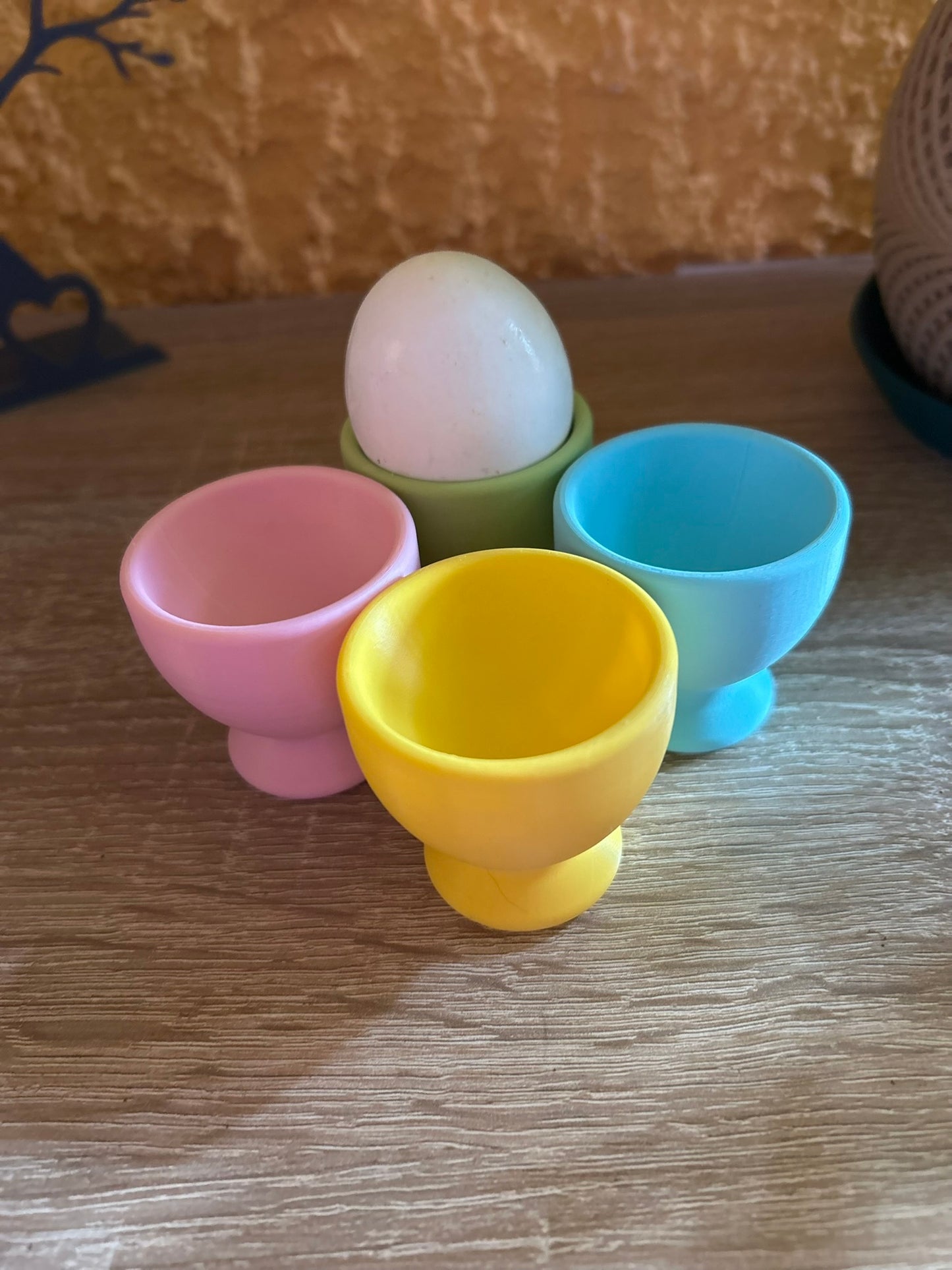 4er Set bunte Eierbecher - Farbe wählbar