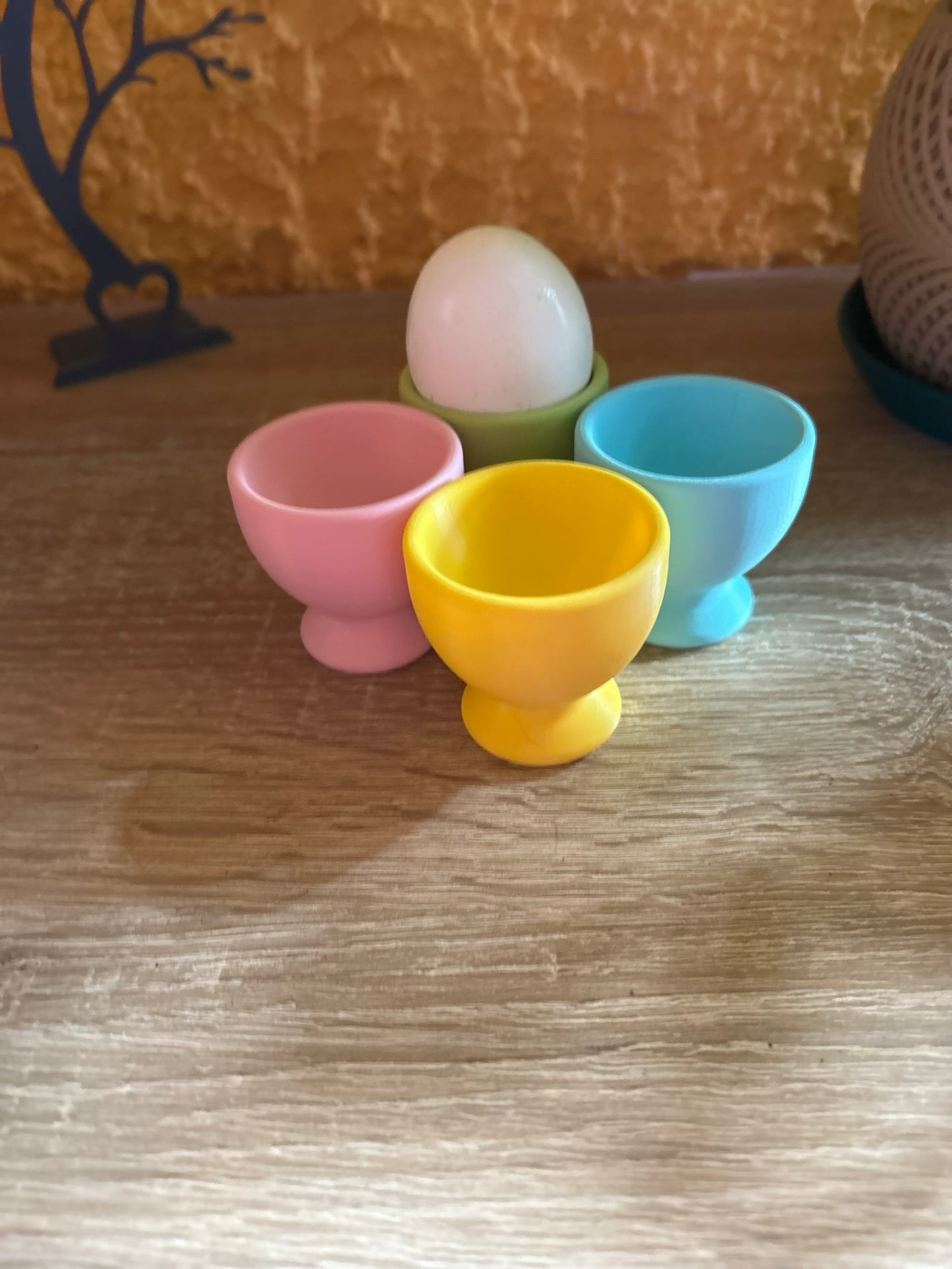4er Set bunte Eierbecher - Farbe wählbar
