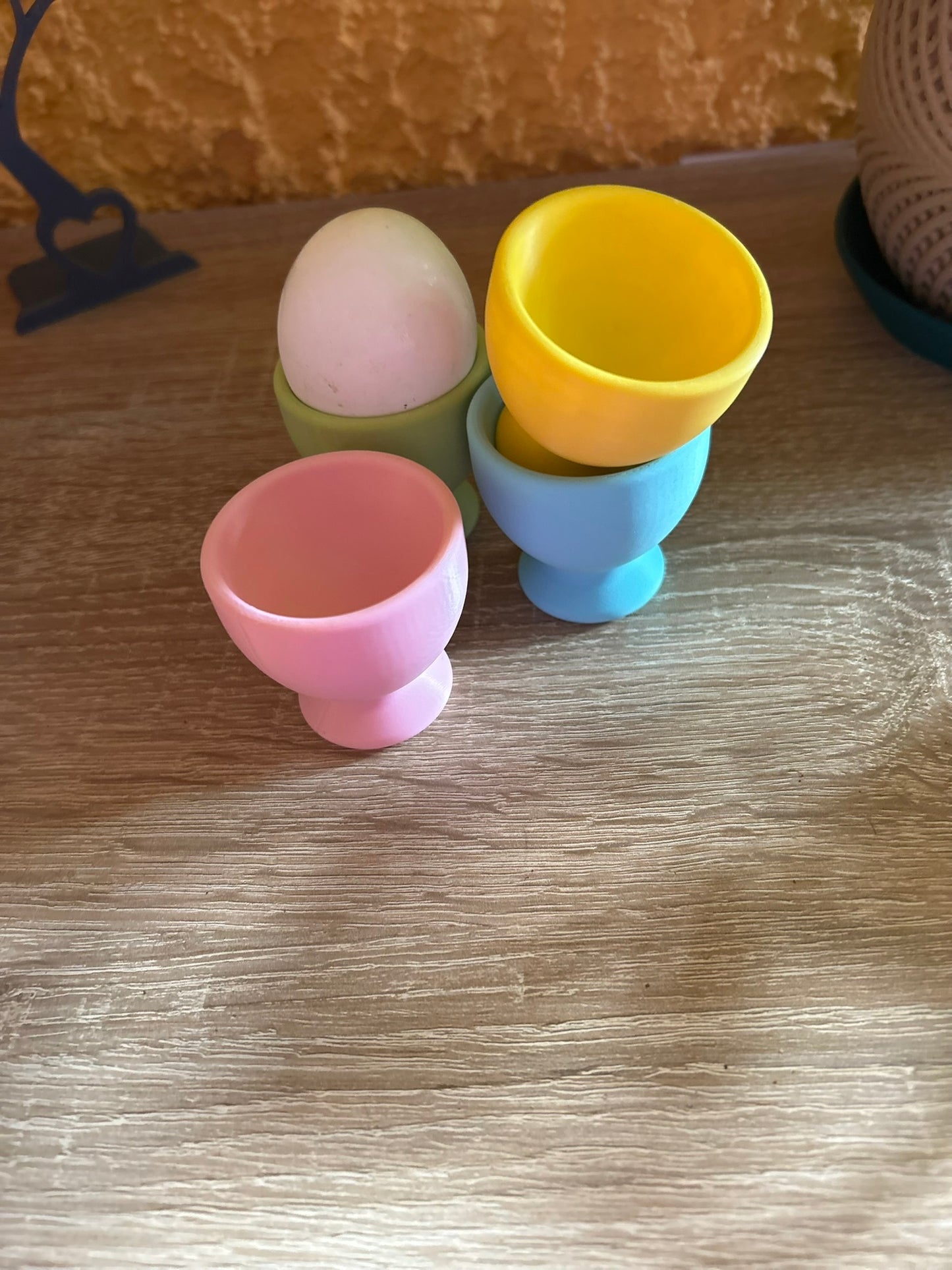 4er Set bunte Eierbecher - Farbe wählbar