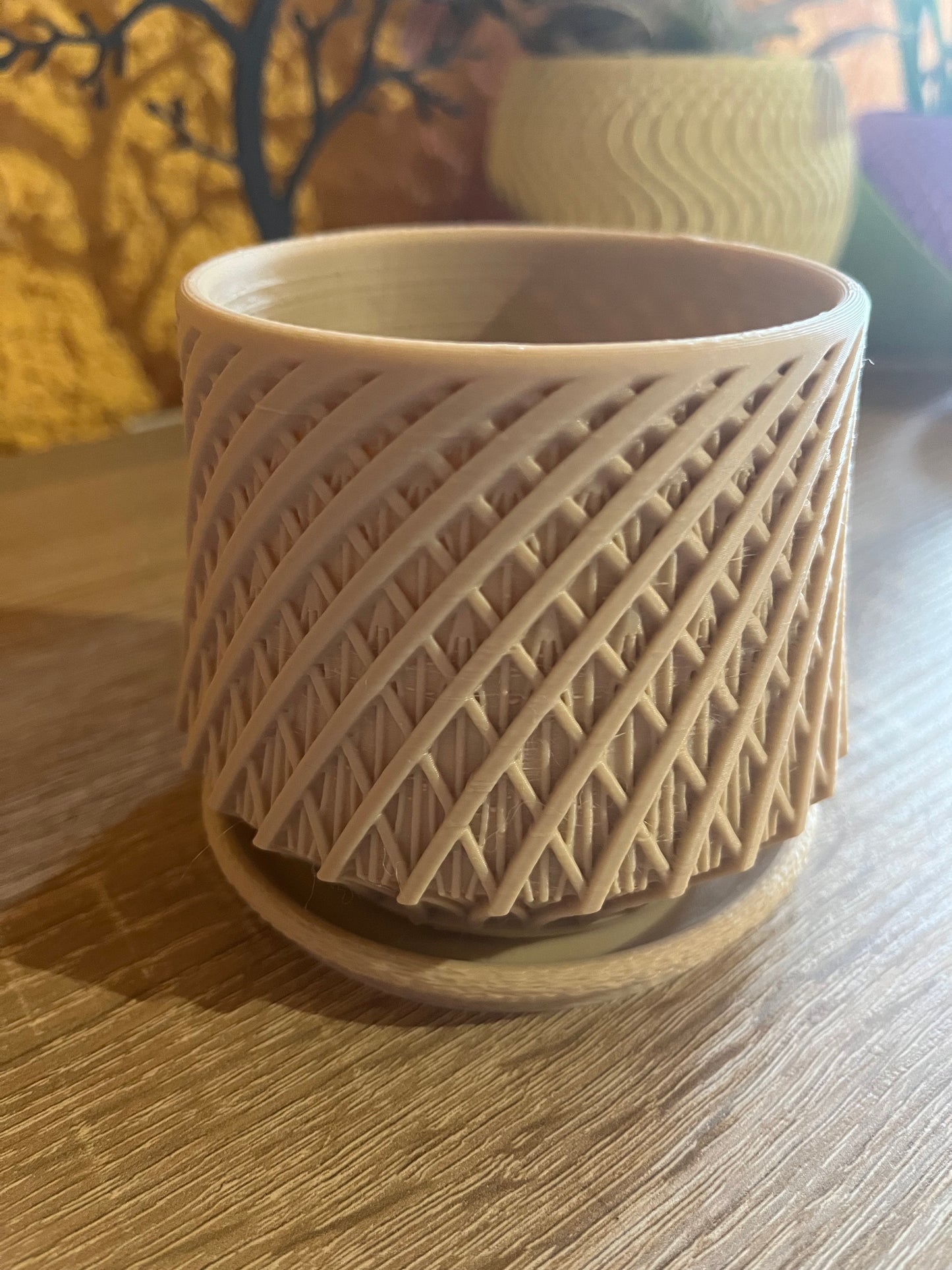 Kairo · Pflanzgefäß mit Untersetzer – Modern und Minimalistisch