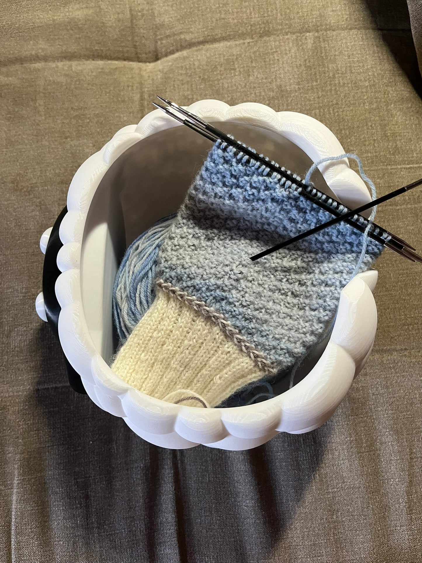 Schaf-Design Garnschale "Heidi"