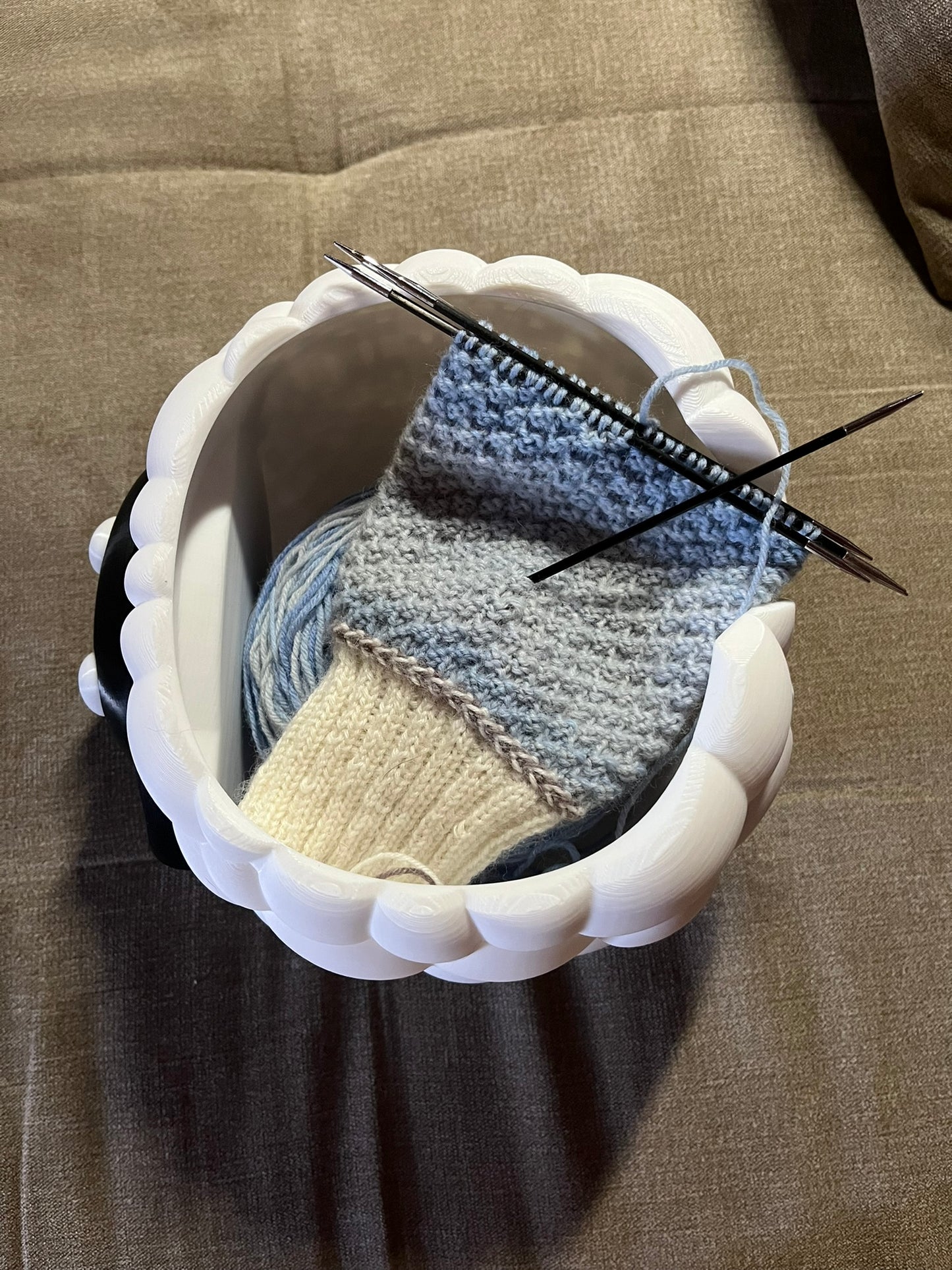 Schaf-Design Garnschale "Heidi"
