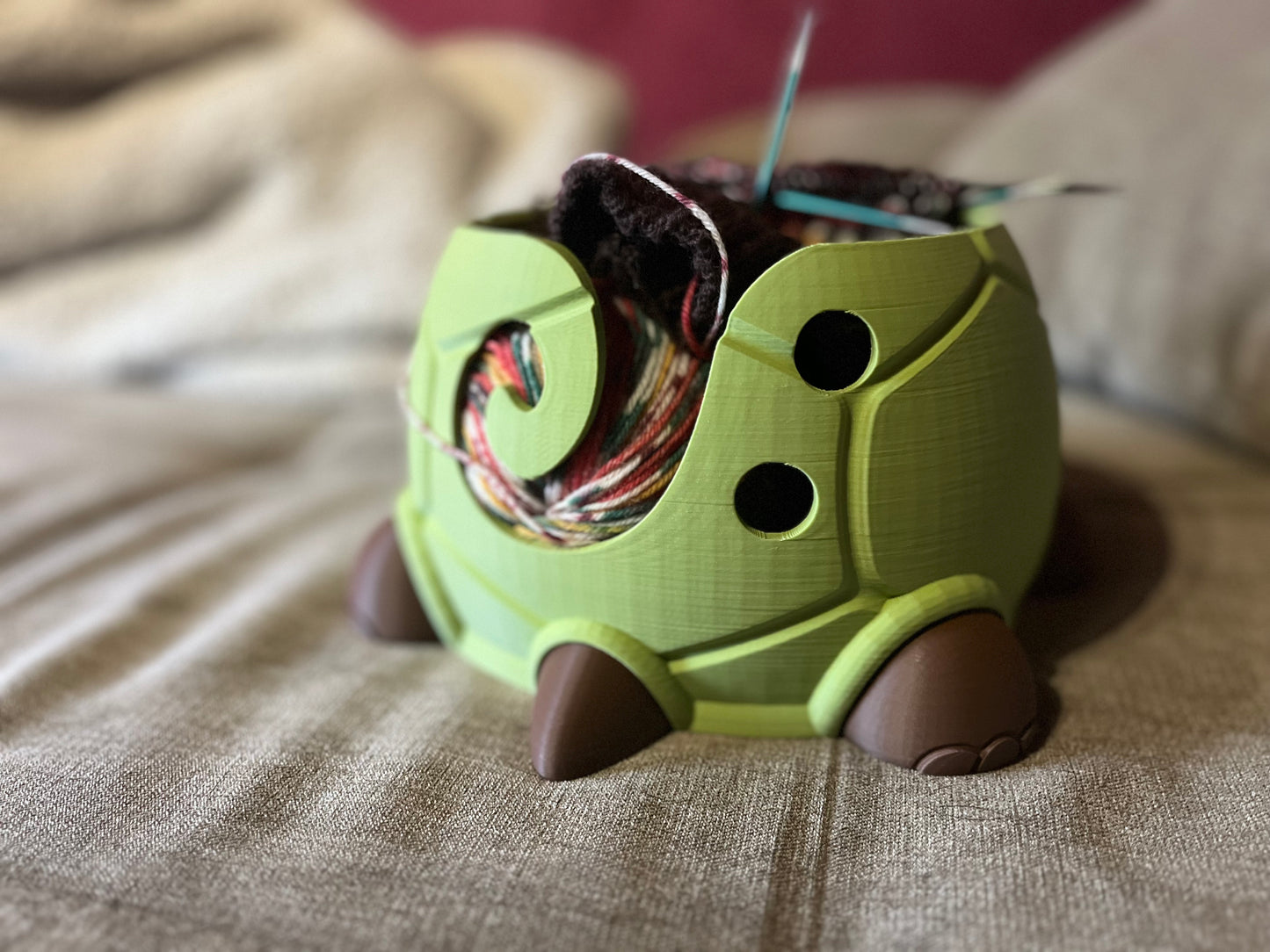 🐢 Garnschale Schildkröte “Shelly” aus PLA