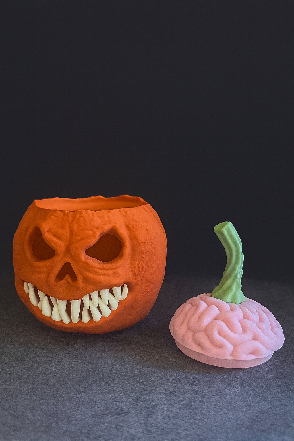 Jack o’ Brains – Kürbis mit abnehmbarem „Hirn“