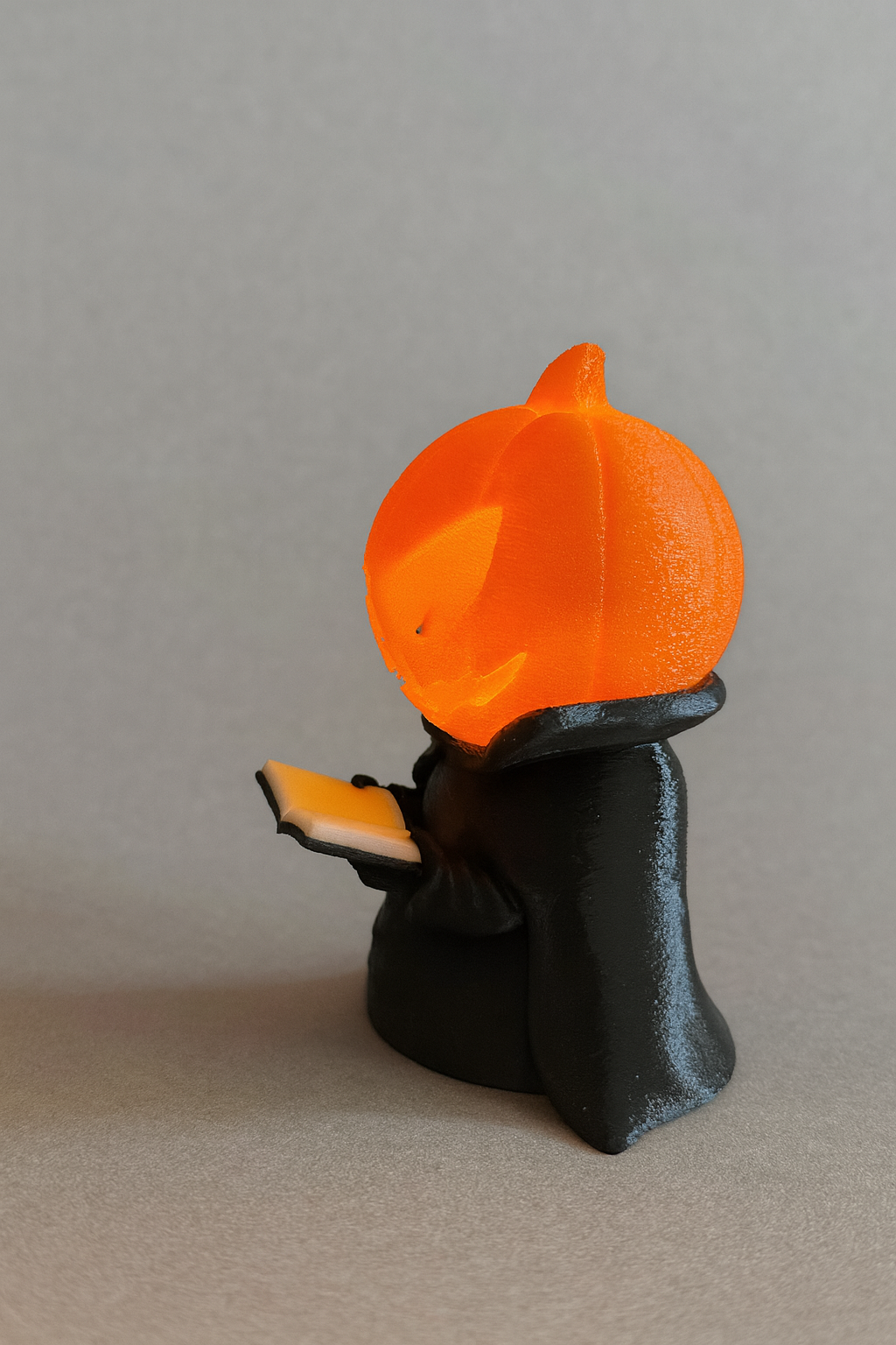 🎃 Halloween Dekofigur „Pumpkin Head“ – für LED-Teelicht