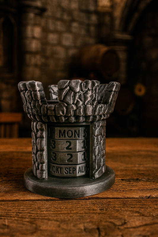 🛡️ Ewiger Kalender "Fortress" – dein einzigartiges Fantasy-Highlight