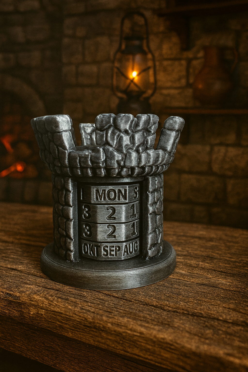 🛡️ Ewiger Kalender "Fortress" – dein einzigartiges Fantasy-Highlight