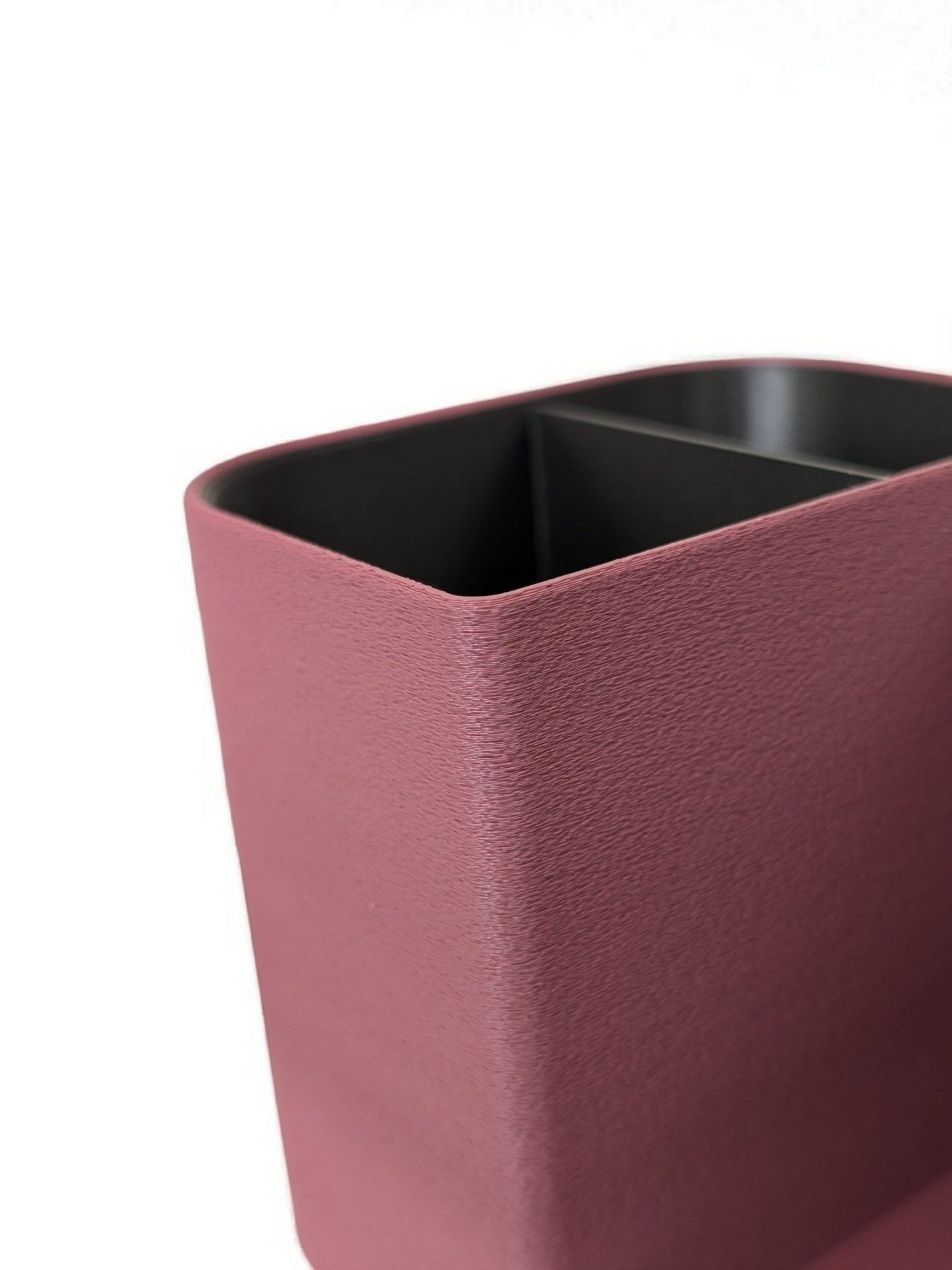 Premium-Schreibtisch-Organizer mit Fuzzy-Finish – Büro-Organizer mit Smartphone-Halter