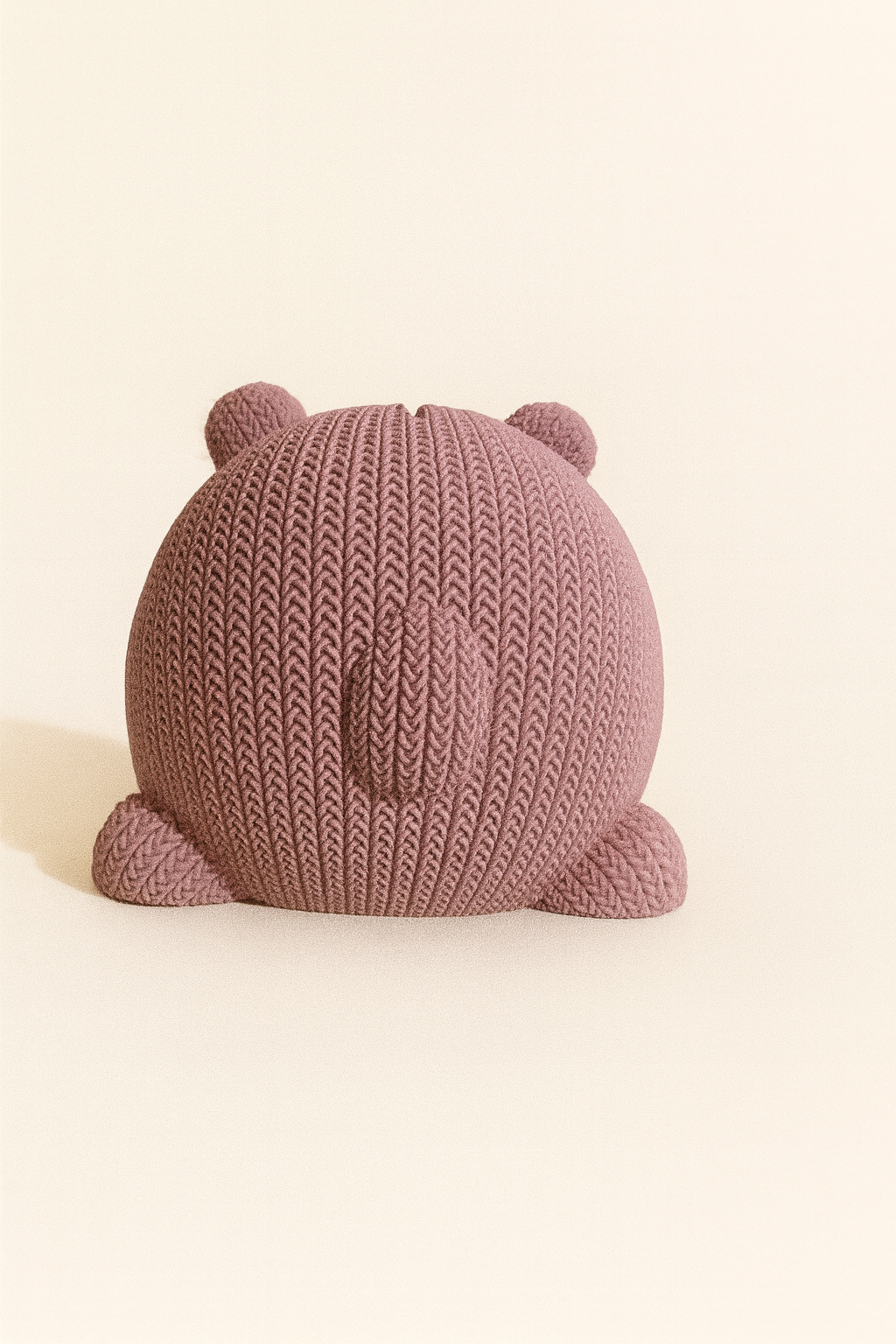 🐻 Spardose „Bär“ – in kuscheliger Strickoptik mit Schraubverschluss