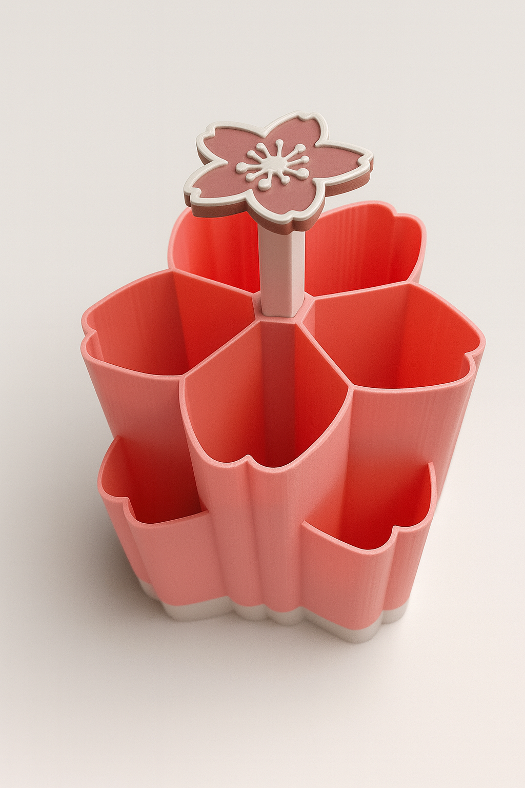 🌸 Drehbarer Sakura-Schreibtischorganizer