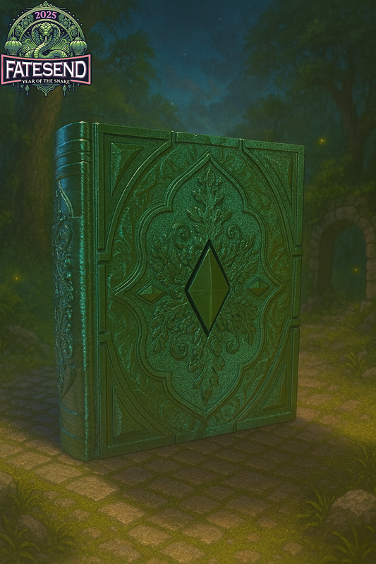 📖 Book Tome "Ancient" – Modulares Aufbewahrungsbuch aus Silk PLA