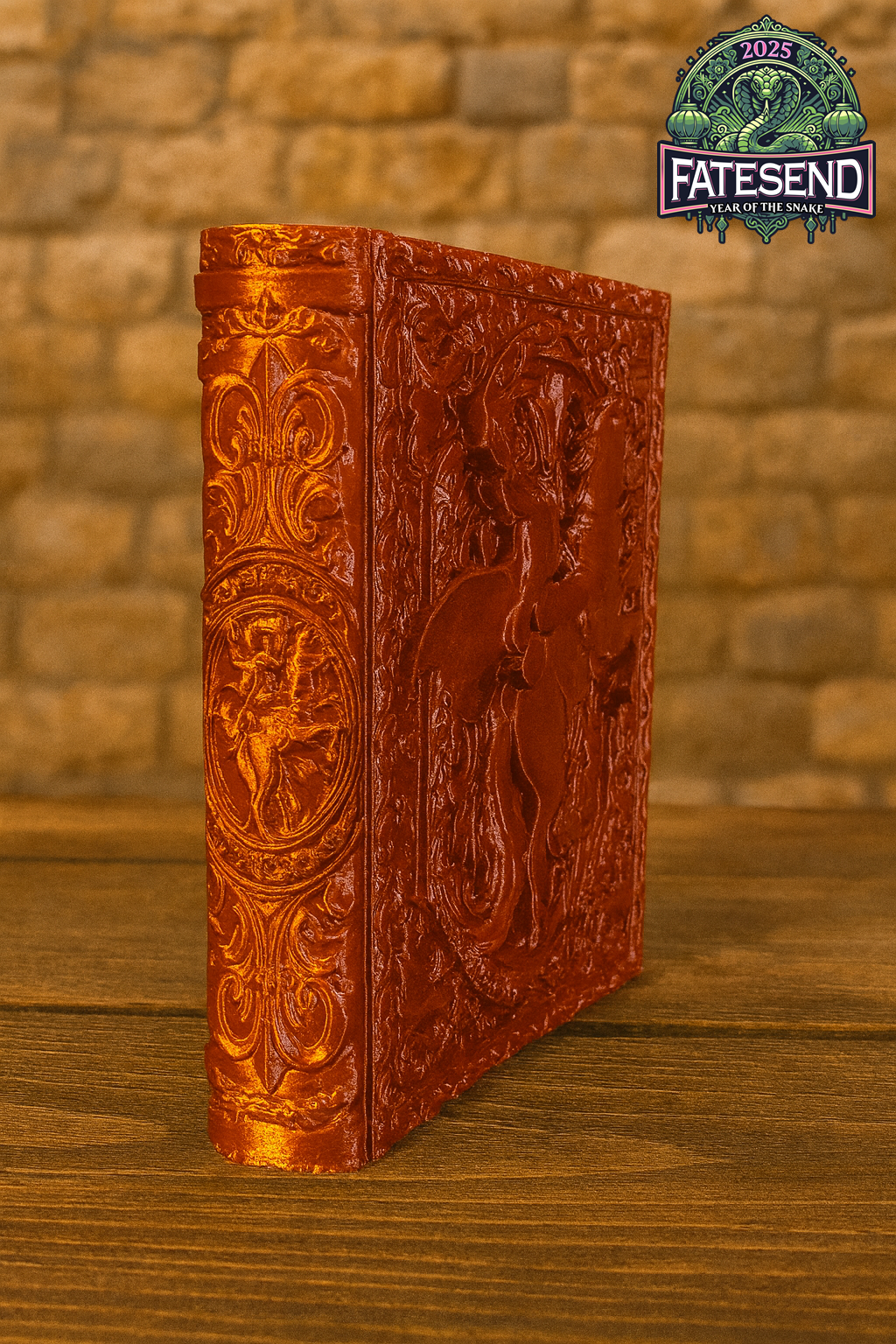 Book Tome "Headless Horseman" – Modularer Würfelturm & Aufbewahrungsbuch aus Silk PLA