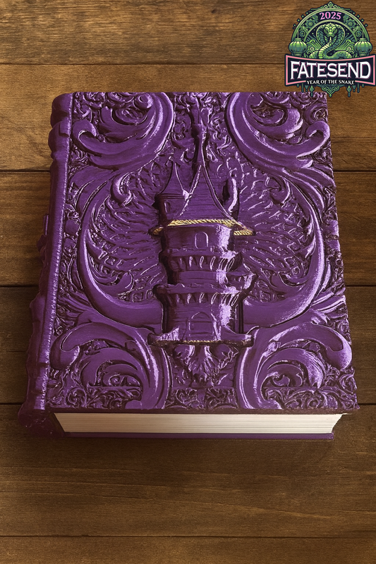 Book Tome "Anniversary" – Modularer Würfelturm & Aufbewahrungsbuch aus Silk PLA