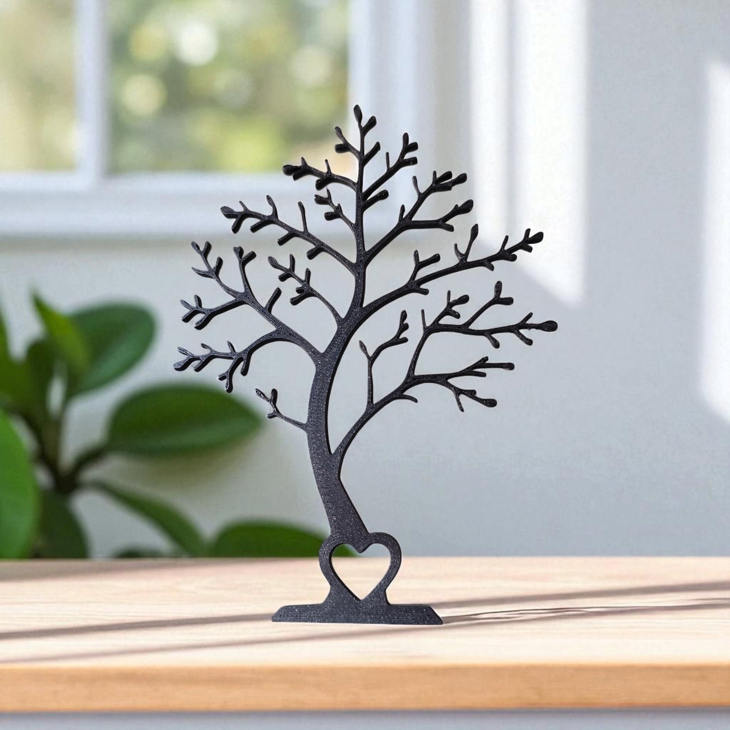 🌳 Minimalistischer Baum – Dekobaum mit Herzsockel | Modern, verspielt & stilvoll 🌳