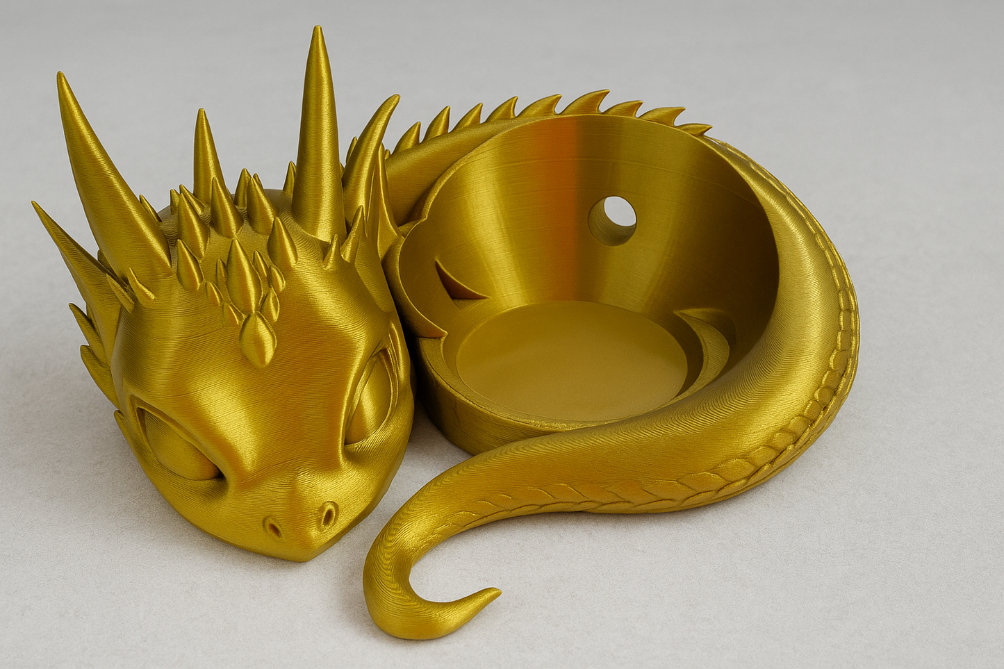 🐉 Drachenfigur - Thron für Smartspeaker