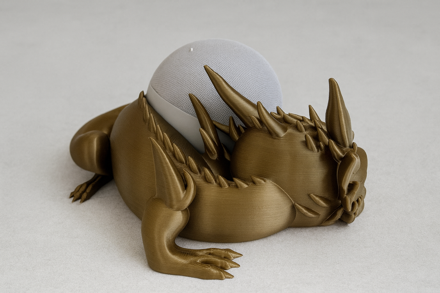 🐉 Drachenfigur - Thron für Smartspeaker