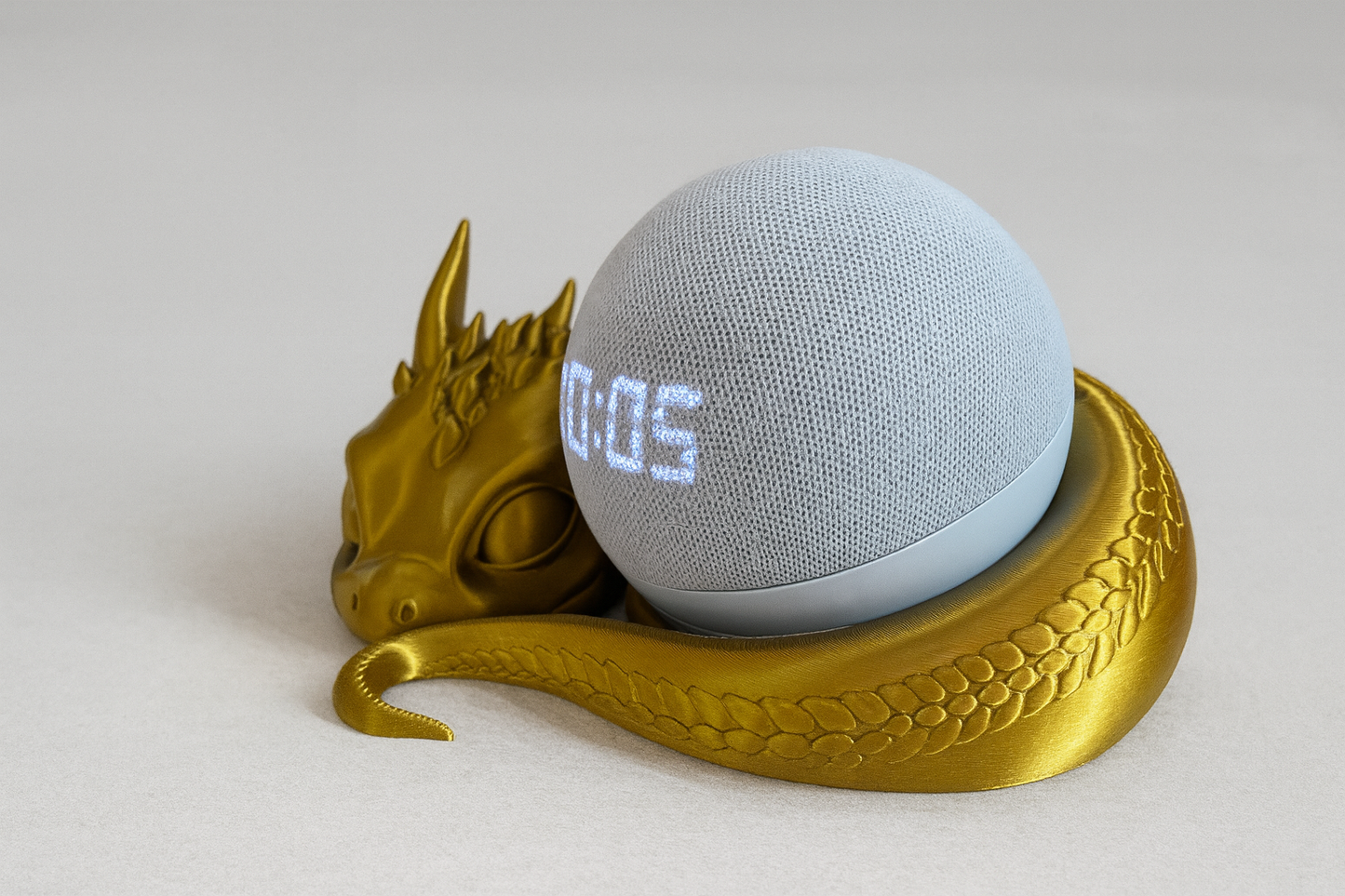 🐉 Drachenfigur - Thron für Smartspeaker