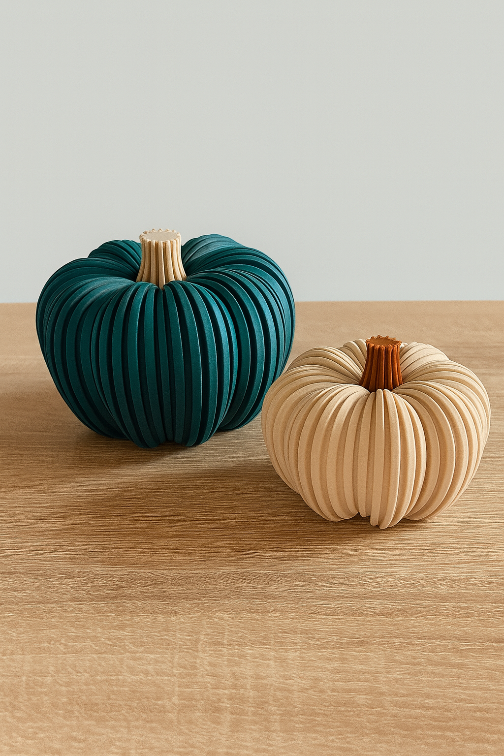 🎃 3er-Set Kürbis-Dekoration – LED-geeignet & herbstlich schön