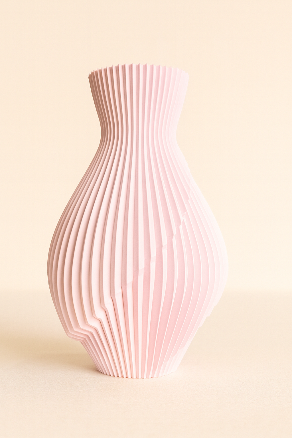 Bellvalier – Rillen-Vase mit Spiralstruktur (PLA) 🌀