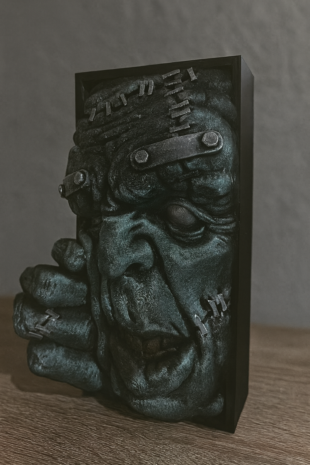 Book Nook „Frankenstein“ | Gothic Regal Deko | 3D Druck Unikat