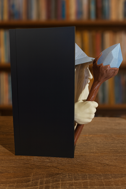 🧙‍♂️ Book Nook "Glowing Wizard" – Magie für dein Bücherregal